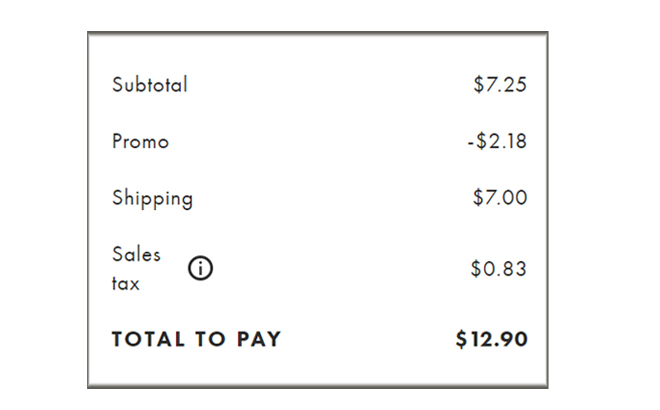 Asos Jeans Checkout Screenshot