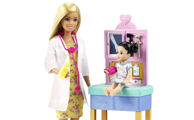 Barbie Careers Doll Playset in Pediatrician Theme
