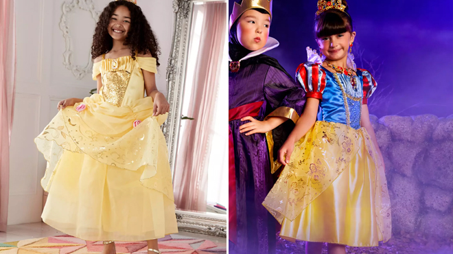 Beauty and the Beast Kids Belle Costume and Snow White Costume