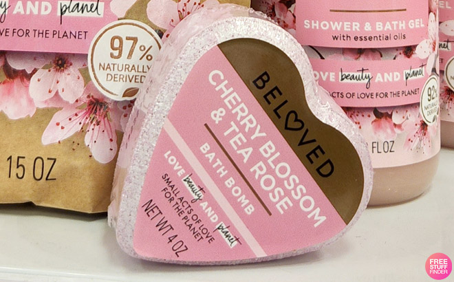 Beloved Cherry Blossom Tea Rose Bath Bomb