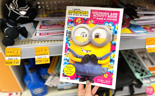 Bendon Minions The Rise of Gru Coloring and Activity Book