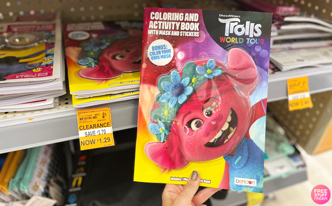 Bendon Trolls World Tour Coloring and Activity Book