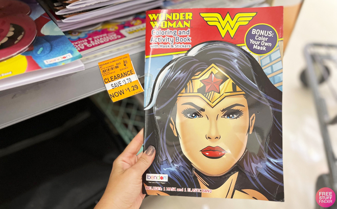 Bendon Wonder Woman Coloring and Activity Book