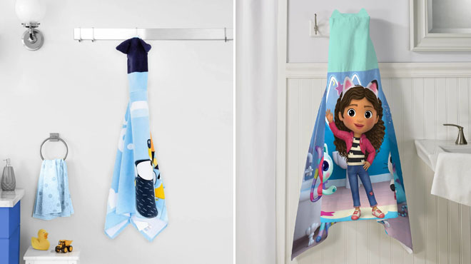 Kids Character Hooded Towels 11.78 Free Stuff Finder