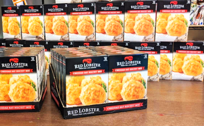 Boxes of Red Lobster Cheddar Bay Biscuit Mix