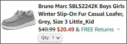 Bruno Marc Boys Girls Winter Slip On Fur Casual Loafer Check Out Screen