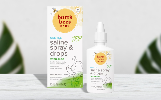 Burts Bees Baby Gentle Saline Spray Drops 1 5 Ounces Burts Bees Baby Gentle Saline Spray Drops 1 5 Ounces