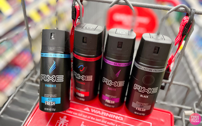 CVS AXE Deodorant Body Spray Cart
