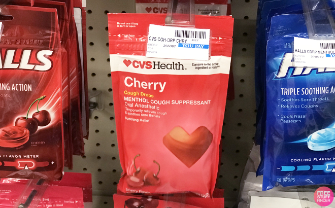 CVS Health Cherry Cough Drops