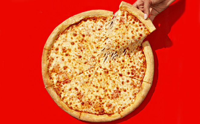 Caseys Large Cheese Pizza Caseys Large Cheese Pizza