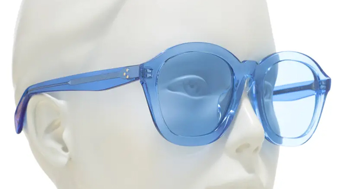 Celine Jackie 47mm Acetate Round Sunglasses on a Mannequin
