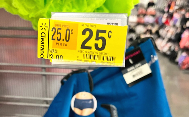 Walmart Clearance: Panties 25¢