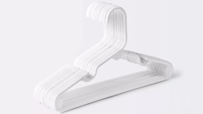 Cloud Island Baby Clothes Hangers in White Color