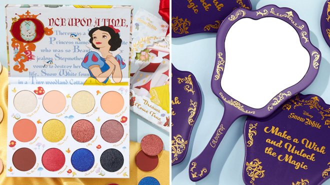 ColourPop Disney Snow White Eyeshadow Palette and Hand Mirrorjpg