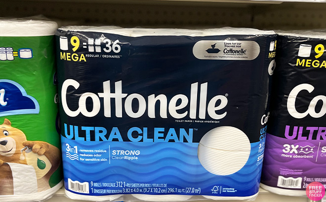 Cottonelle Toilet Paper in the Store