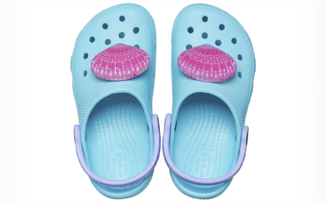 Crocs Toddler Classic Clogs in I Am Mermaid Design