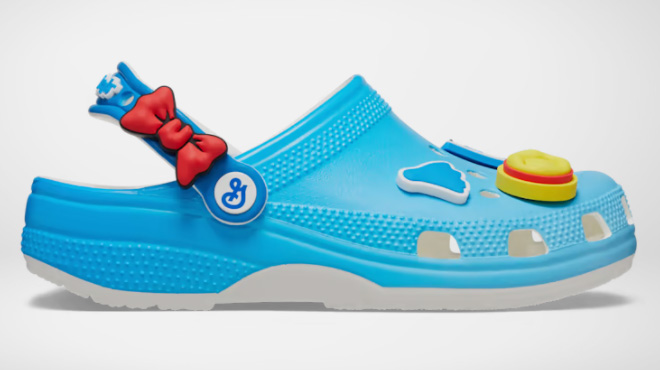 Crocs x Monster Boo Berry Classic Clog on White Background