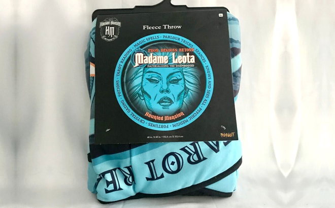 Disney Madame Leota The Haunted Mansion Fleece Blanket