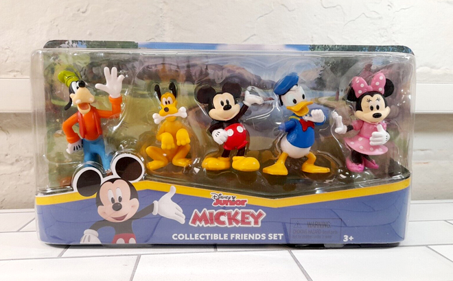 Disney Mickey Mouse Collectible 5 Piece Figure Set in a Box
