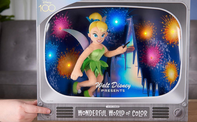 Disney100 Years of Wonder Walt Disney Tinker Bell Collectible Plush Stuffed Doll