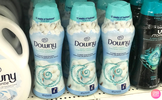 Downy In Wash Laundry Scent Booster Beads Cool Cotton Scent