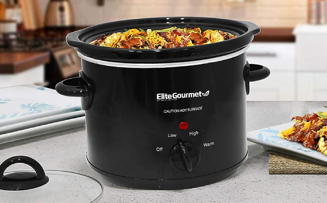 Elite Gourmet 3 Quart Electric Slow Cooker Elite Gourmet 3 Quart Electric Slow Cooker
