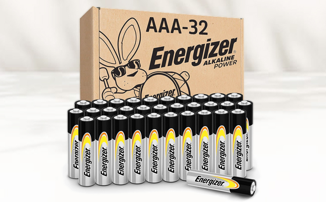 Energizer Alkaline Power AAA Batteries 32 Pack