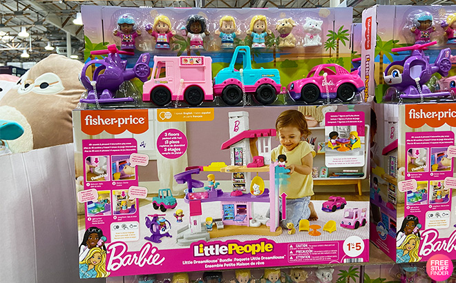 Fisher Price Little People Barbie Dreamhouse in a Store Aisle