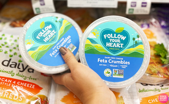 Follow Your Heart Dairy Free Cheese Feta Crumbles Two Counts