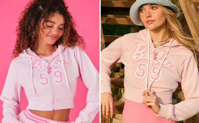 Barbie hoodie forever 21 clearance