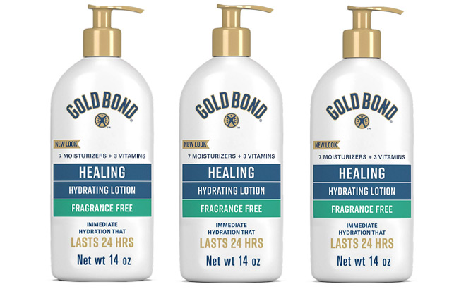 Gold Bond Healing Hydrating Lotion With Aloe Fragrance Free