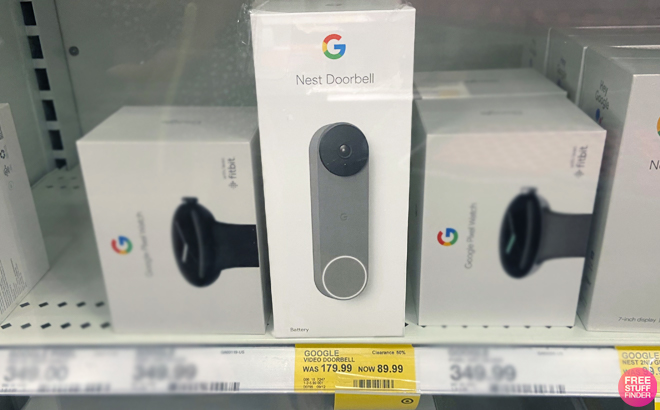 Google Nest Doorbell Battery on a Target Shelf 1