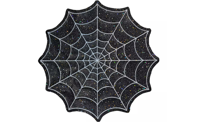 Halloween Glitter Spiderweb Placemat