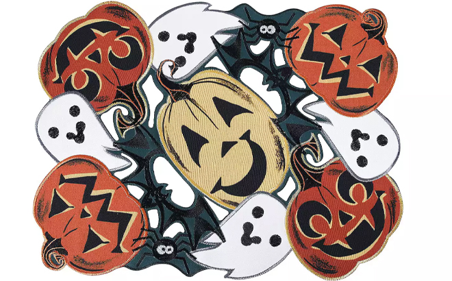 Halloween Haunted House Cutout Placemat