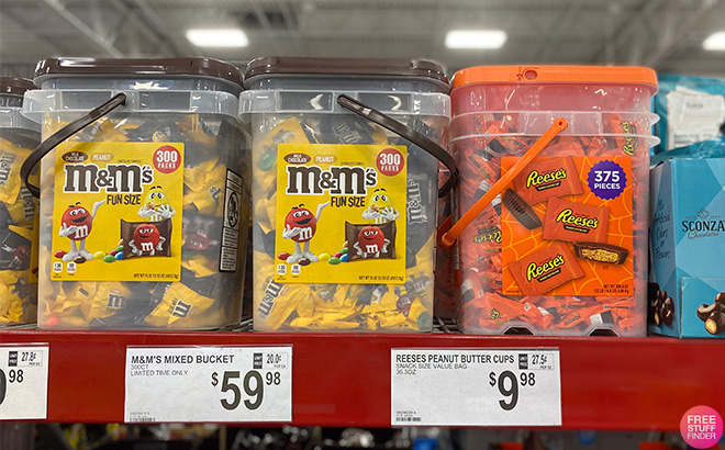 Halloween MMs Candy Bucket at Store