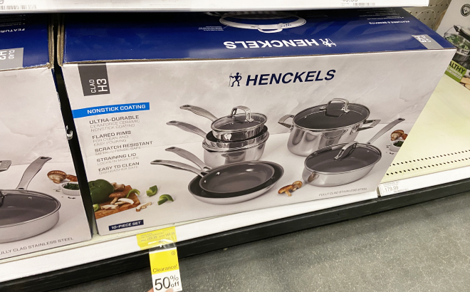 Henckles 10 Piece Nonstick Cookware Set