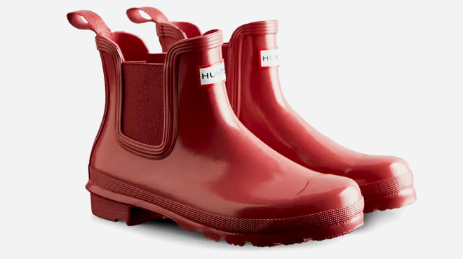 Hunter Original Gloss Waterproof Chelsea Womens Rain Boot
