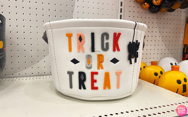 Hyde EEK Trick or Treat Halloween Candy Bowl on a Shelf