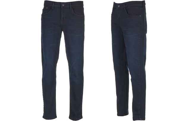 IZOD Mens Recycled Denim Slim Jeans