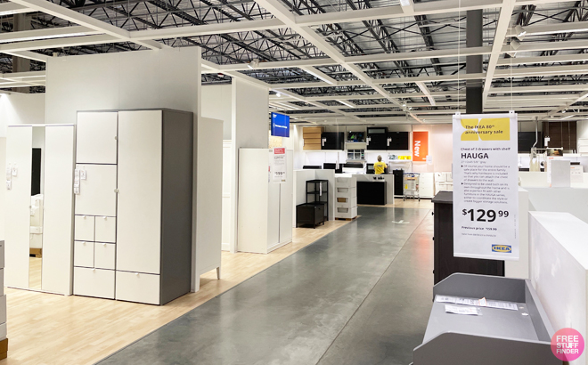 Ikea Store with Furnitures Overview Ikea Store with Furnitures Overview