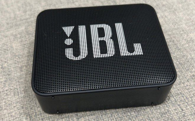 JBL Go 2 Bluetooth Speaker on the Bed