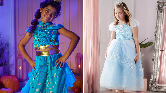Jasmine and Belle Kids Costume