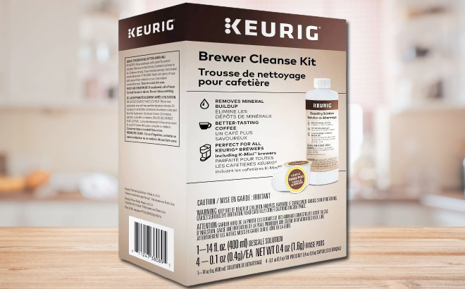 Keurig Brewer Cleanse Kit 4 Count