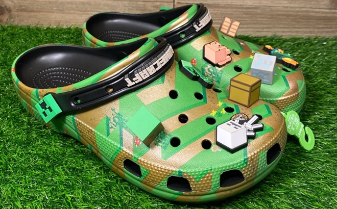 Kids Minecraft Elevated Clogs