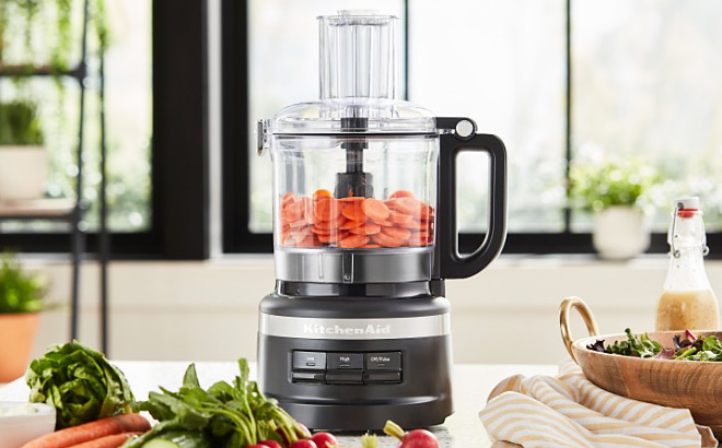 KitchenAid 13 Cup Food Processor in Black Matte Color
