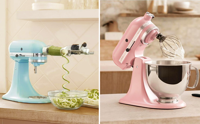 KitchenAid 4 5 Quart Stand Mixer in Two Different Colors 1