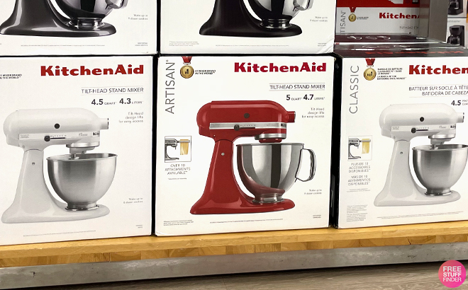 KitchenAid Stand Mixer on a Shelf
