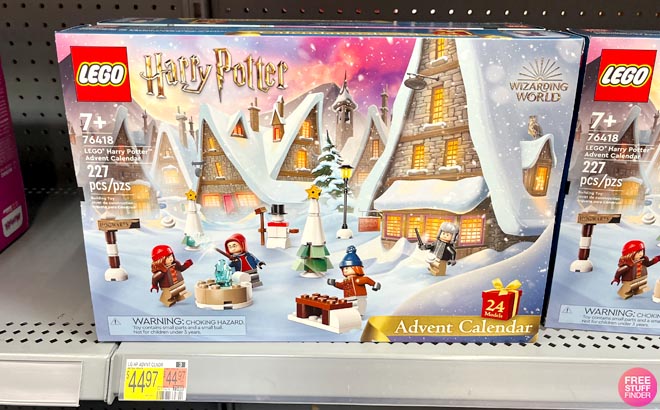 LEGO Harry Potter Advent Calendar on a Store Shelf
