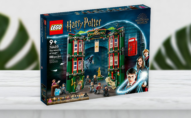 LEGO Harry Potter The Ministry of Magic Building Set on the Table
