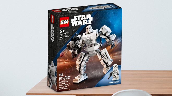 LEGO Star Wars Stormtrooper Action Figure Box on table